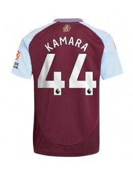 Aston Villa Boubacar Kamara #44 Replika Hemmakläder 2024-25 Kortärmad